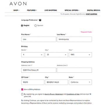 Avon Free Sign- up
Sign up to sell Avon
Make money from home